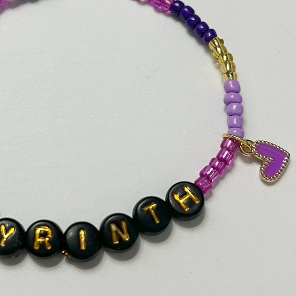 Taylor Swift Eras Tour Friendship Bracelet Labyrinth Midnights Heart Charm - Picture 2 of 2